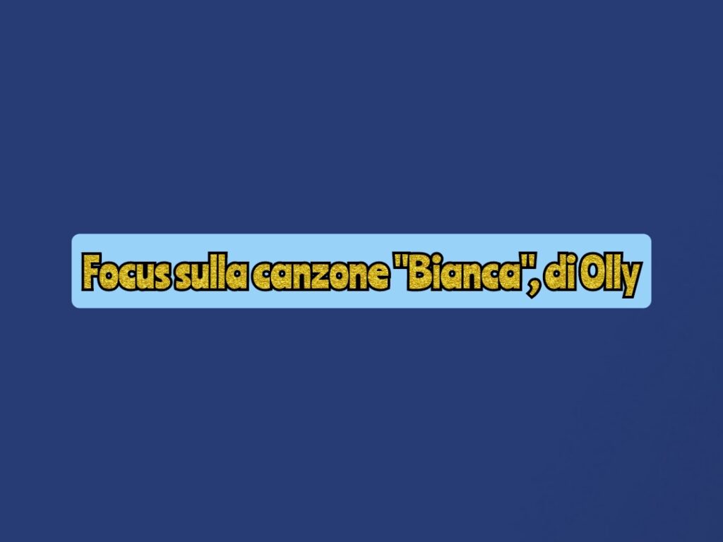 GIULIA QUARANTA PROVENZANO – “Olly è un cantante che il mare lo ha dentro di sé e lo fa uscire ogni volta potente in tutte le sue canzoni”