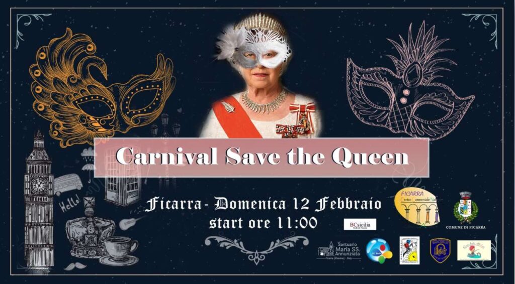 FICARRA – Domenica 12 febbraio Carnival save the Queen