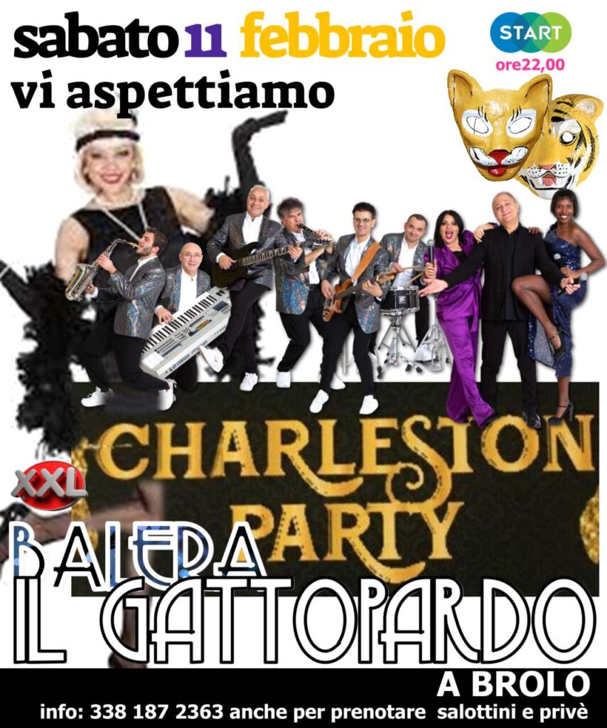 ANDARE A BALLARE – La balera del Gattopardo propone la serata charleston