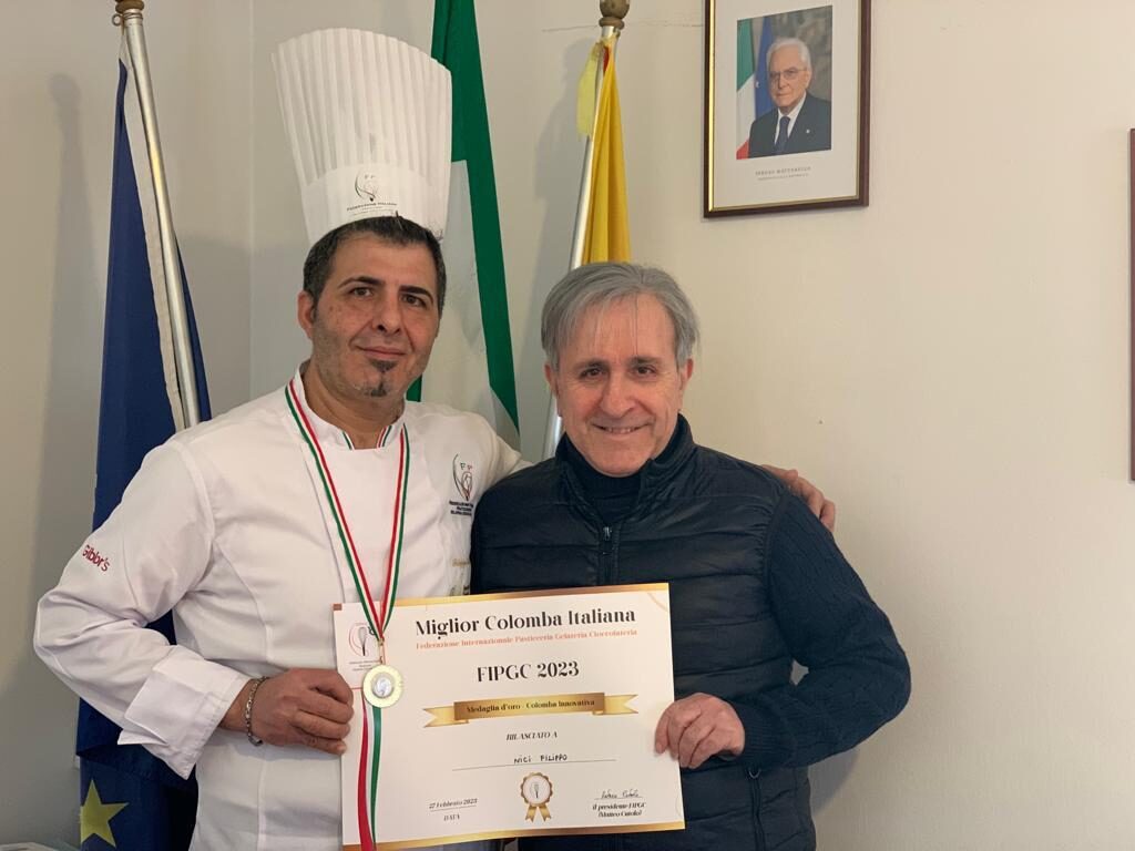 MIRTO – Filippo Nici medaglia d’oro per la migliore colomba italiana innovativa