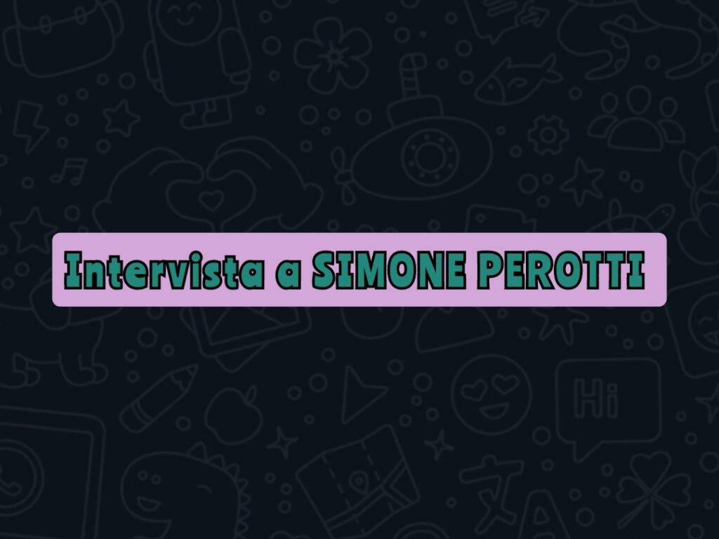 SIMONE PEROTTI – “Trattiamo il denaro come un fine, le persone come uno strumento, l’ambiente come una fonte inesauribile da sprecare… mi pare che sia un po’ tutto sottosopra”