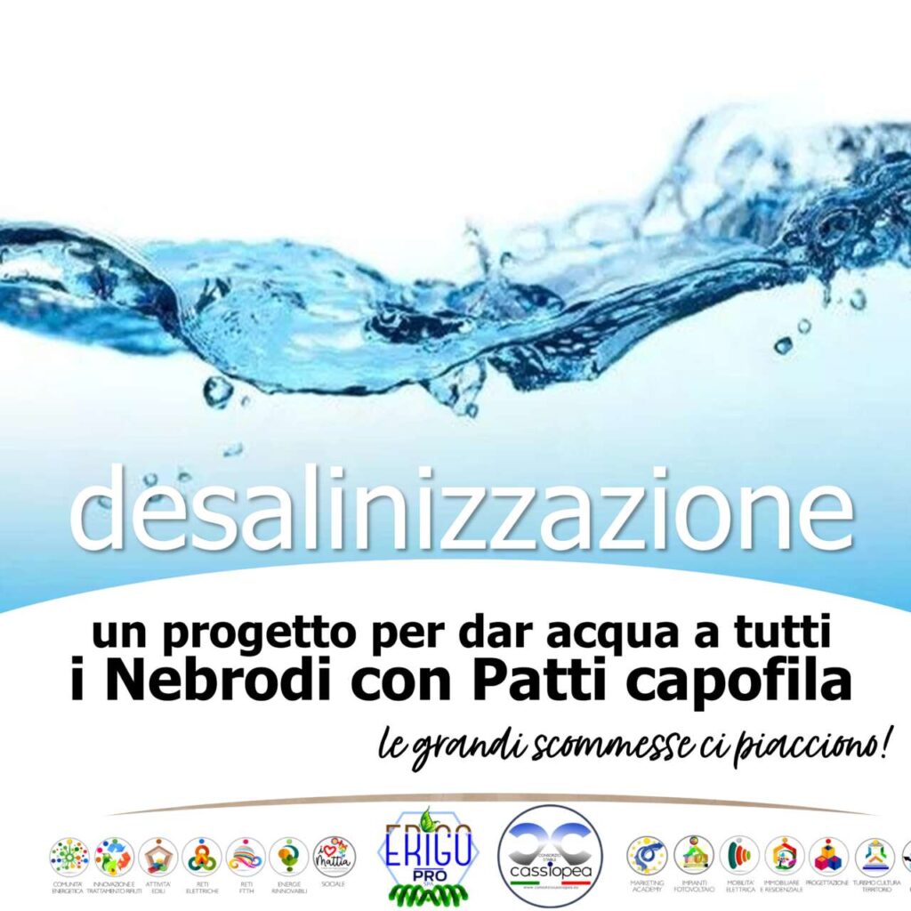 PROPOSTE – Un dissalatore a Patti per dar acqua ai Nebrodi