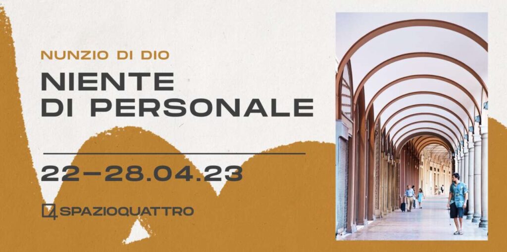 MOSTRE – L’Associazione Culturale Spazioquattro presenta “Niente di personale” Nunzio Di Dio