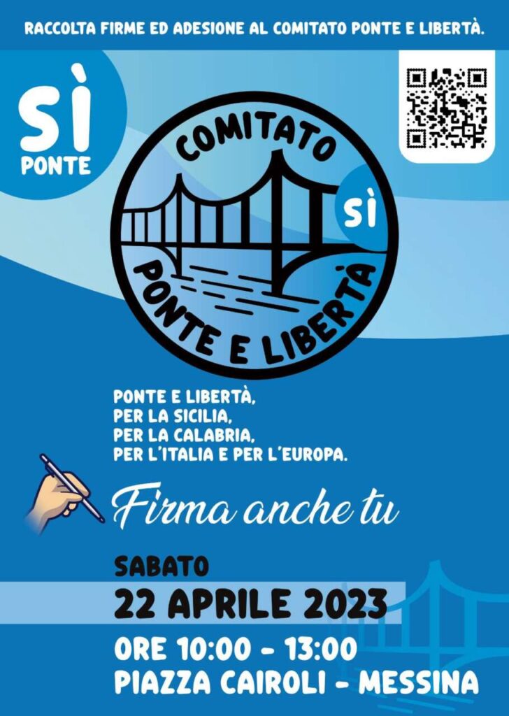 PONTE STRETTO – Germanà, campagna adesioni comitato “Ponte e Libertà”