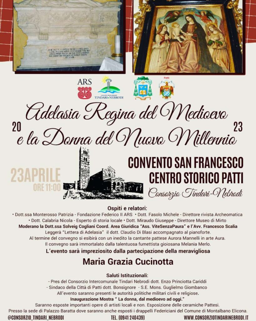 PATTI – La Regina Adelasia del Vasto e il “Tindari Nebrodi”