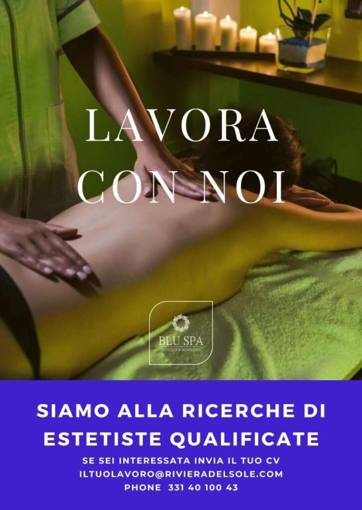 IL LAVORO CHE C’E’ – La Blu Spa di Gliaca di Piraino cerca un’estetista