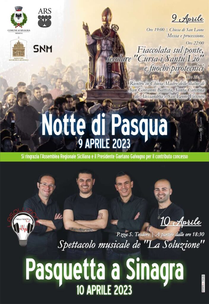SINAGRA – La Pasqua e la Corsa di San Leone