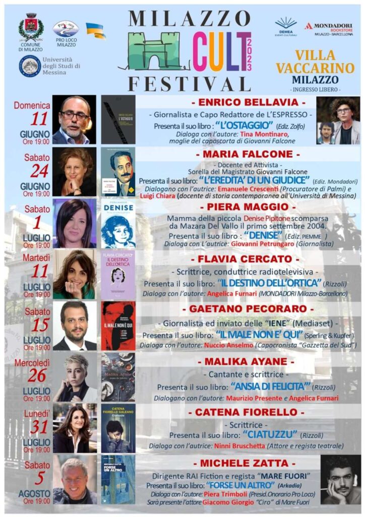 MILAZZO – Domenica 11 giugno si apre il “Milazzo Cult Festival”