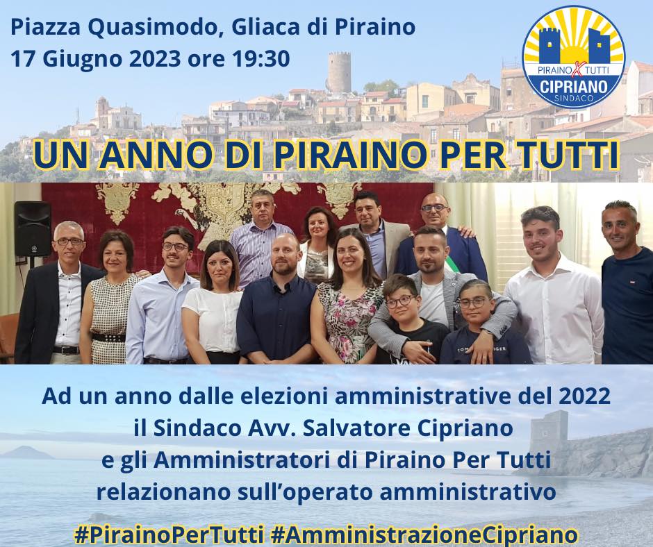 PIRAINO – Giuseppe Mirenda è il nuovo vicesindaco