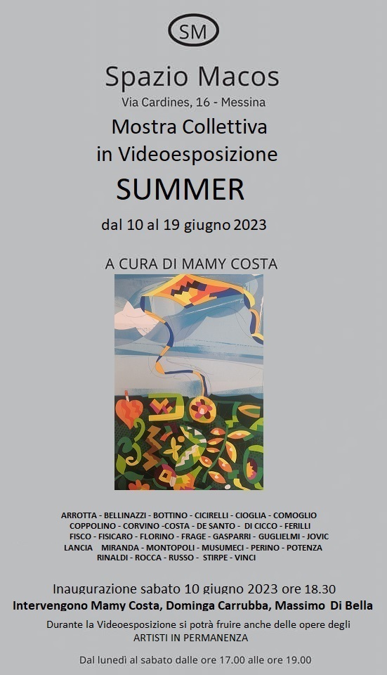 MOSTRE – La collettiva di pittura “Summer” a Spazio Macos