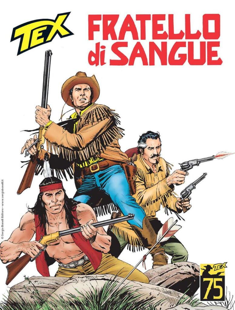 Tex Willer incontra Zagor “Presagi di guerra”: spiriti e aquile volteggiano  nel deserto 