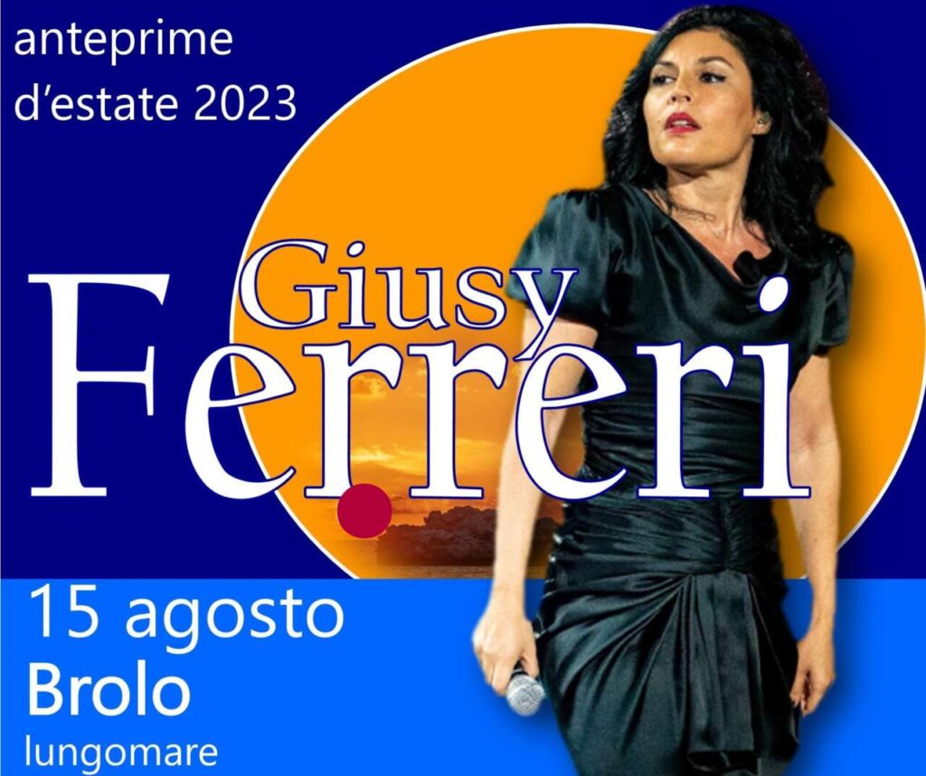 ANTEPRIME D’ESTATE – Giusy Ferreri a Brolo a ferragosto