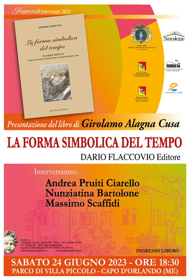 APPUNTAMENTI A VILLA PICCOLO – “La forma simbolica del tempo”