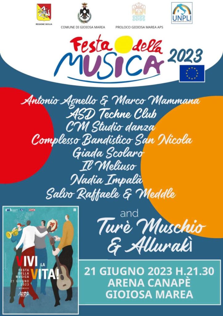 GIOIOSA MAREA – Prende il via la 29° edizione della “Festa della Musica”