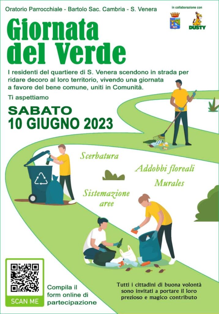 BARCELLONA P.G. –  L’amministrazione comunale aderisce alla “Giornata del Verde”