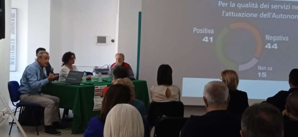 PERCHE DICIAMO NO –  A Capo d’Orlando l’incontro sull’autonomia differenziata promosso dall’Auser e dalla Spi Cgil siciliana
