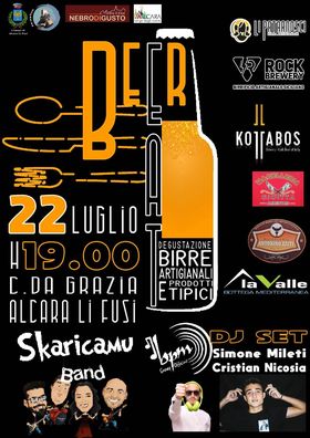BEER EAT – Ad Alcara Li Fusi il prossimo 22 luglio