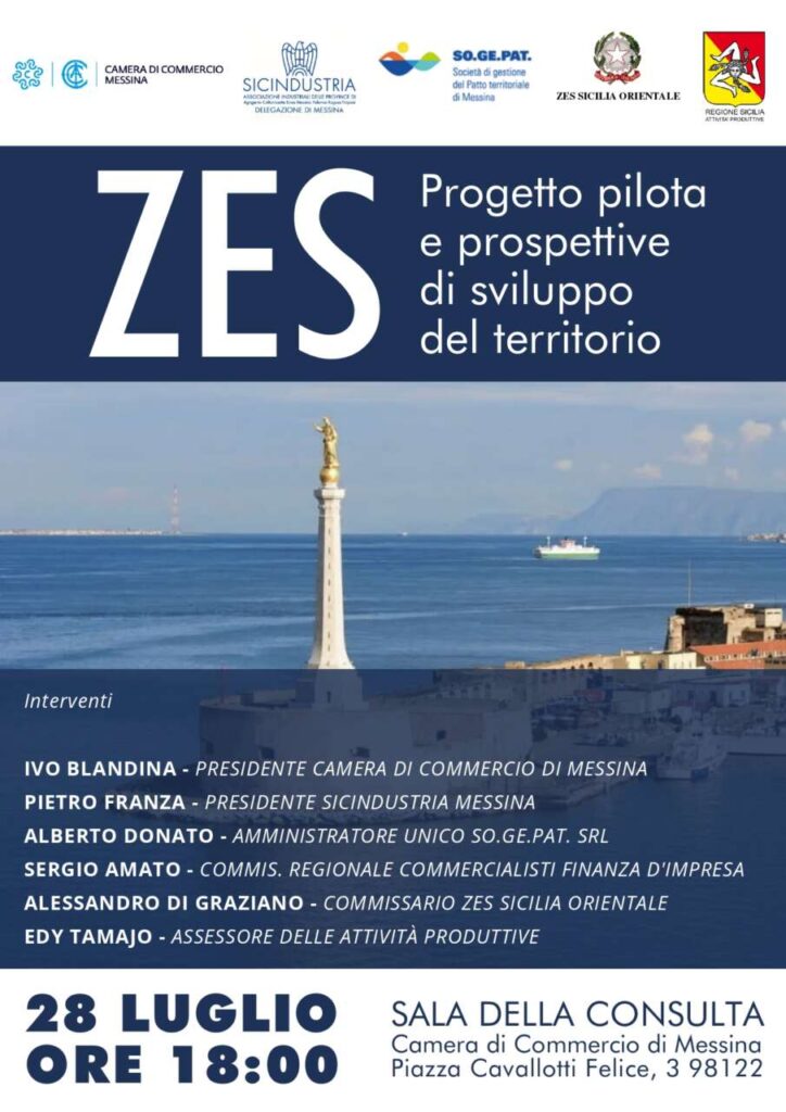CAMERA DI COMMERCIO – “Zes, progetto pilota e prospettive di sviluppo del territorio”