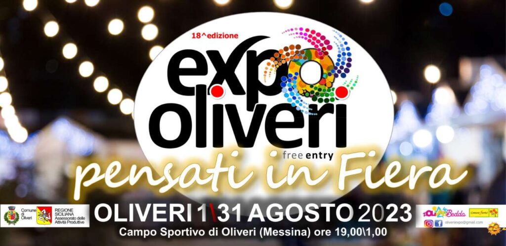 EXPO’ OLIVERI 2023 – Tutto procede regolarmente verso l’inaugurazione dell’1 agosto