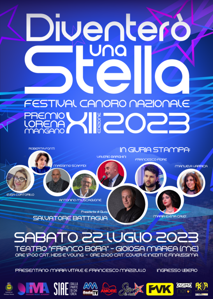 DIVENTERO’ UNA STELLA – Il 22 luglio a Gioiosa Marea la finale