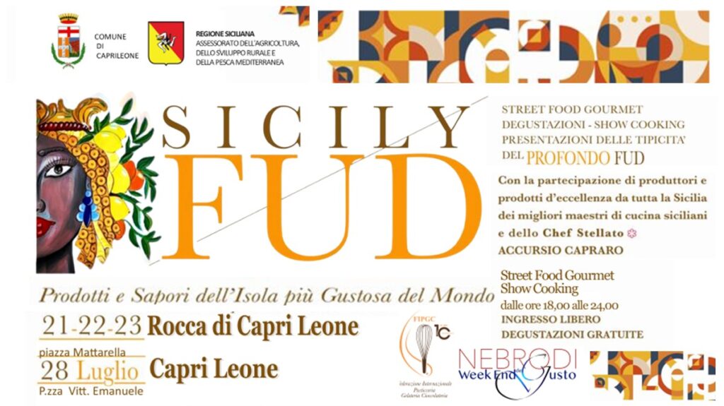 SICILY FUD – Oggi a Rocca di Capri Leone la terza giornata del Festival dei Sapori isolani