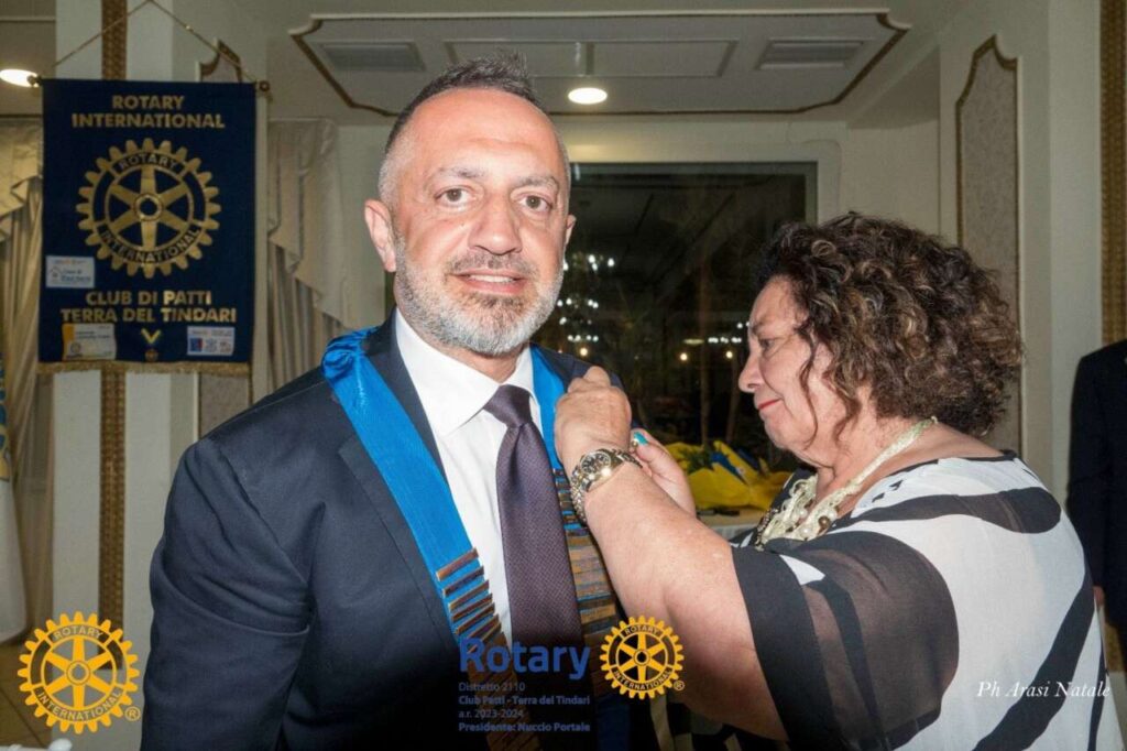 NUCCIO PORTALE – E’ il neo presidente del Rotary Club Patti “Terra del Tindari”