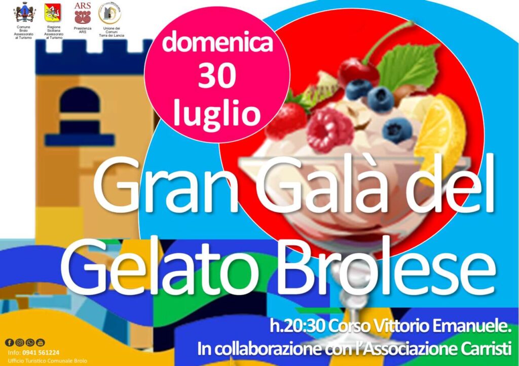 IL GRAN GALA’ DEL GELATO – Domenica a Brolo la celebrazione della tradizione artigianale che conquista il cuore della Sicilia estiva