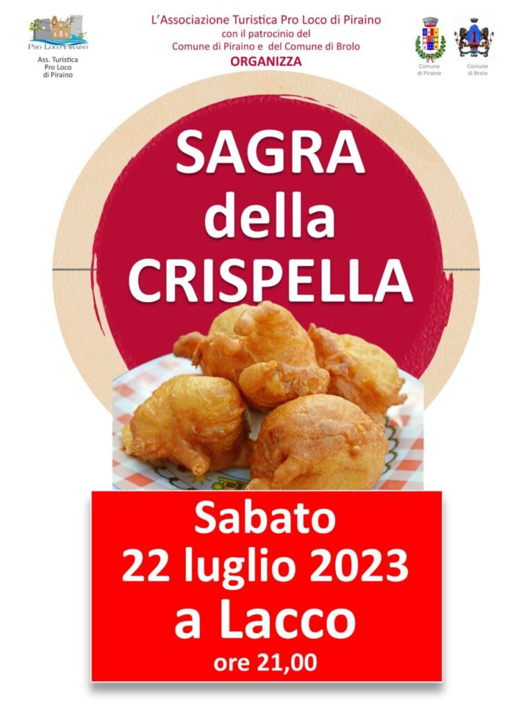 LA CRISPELLA DEL LACCO – Una cosa buona che unisce il territorio