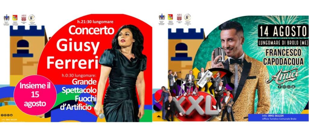 BROLO – Spettacoli a cavallo di Ferragosto, con Francesco Capodacqua e Giusy Ferreri