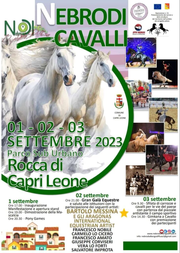 OSPITALITA’ DIFFUSA – Al via la tre giorni di Nebrodi Cavalli 2023