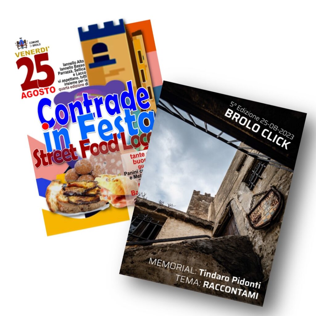 FARE A BROLO – Oggi, “Brolo Click” alla Villa, a Lacco “Contrade in Feste”