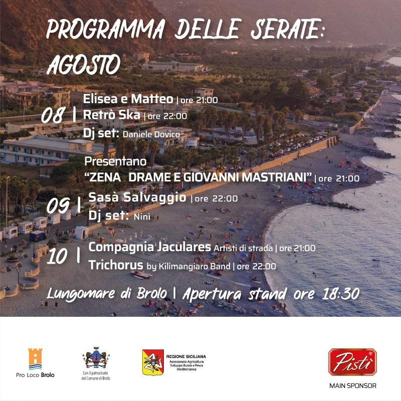 NOTE GUSTOSE 2023 – Oggi, a Brolo, inizia l’avventura della quinta edizione