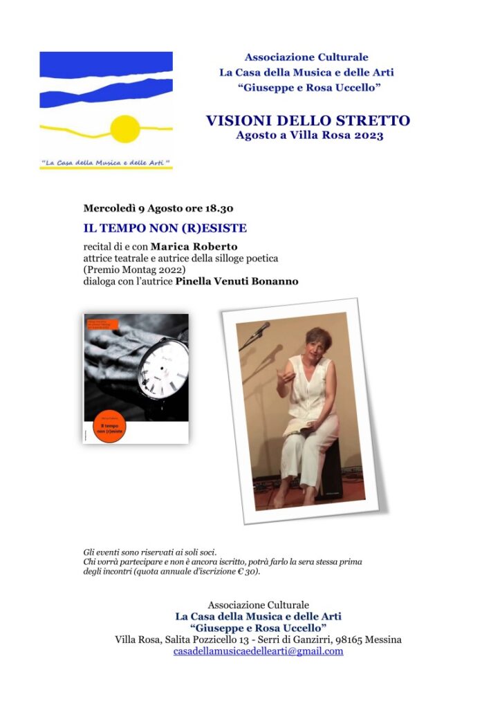 VISIONI DELLO STRETTO – Marica Roberto e Il tempo non (r)esiste