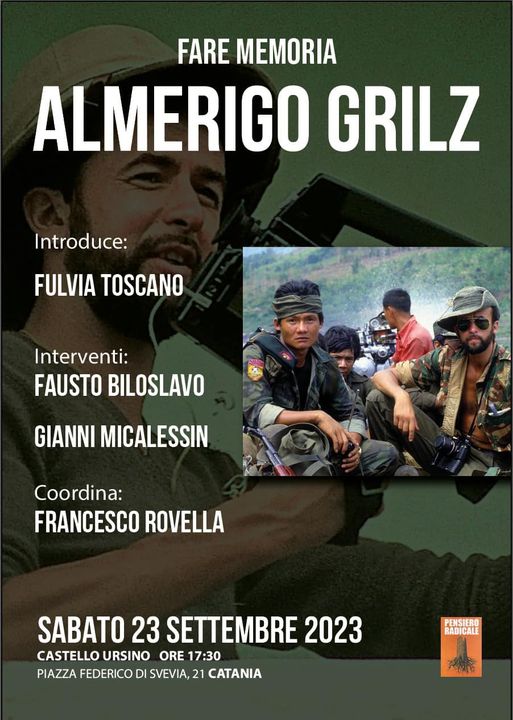 FARE MEMORIA – Oggi a Catania un evento per ricordare Almerigo Grilz