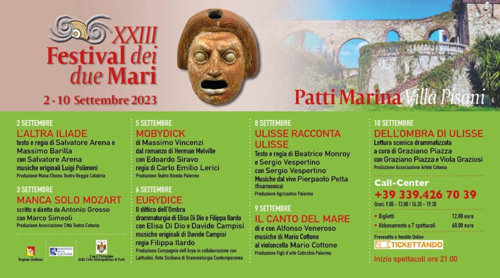 FESTIVAL DEI DUE MARI – A Patti e Lipari la XXIII edizione del Festival