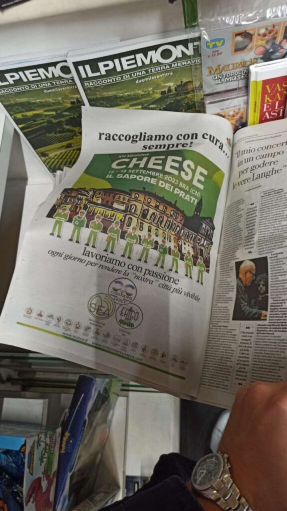 CREDERCI – La grande scommessa al CHEESE di Bra tra differenziata, spazzamento e città accogliente