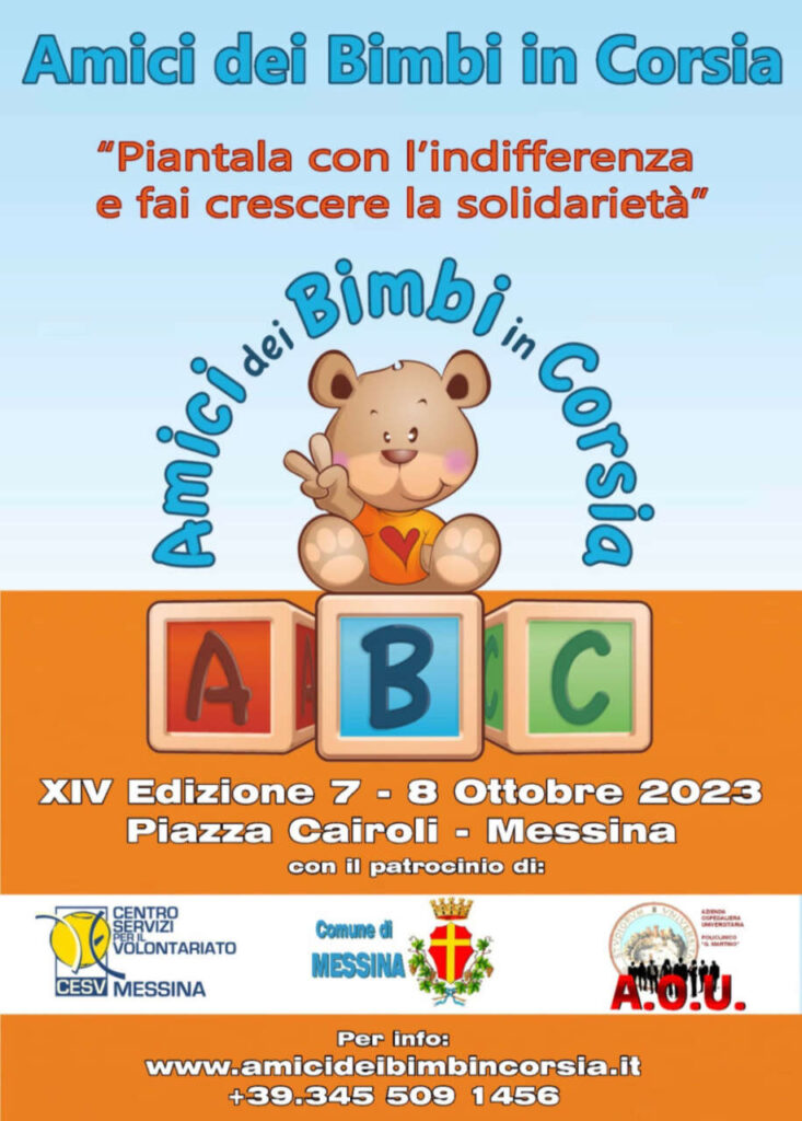 ABC – In piazza in favore dei bimbi ospedalizzati