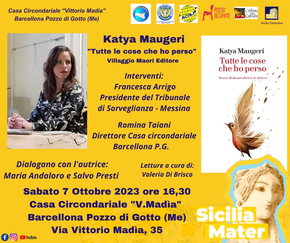 BARCELLONA P.G. – Spazio letterario all’interno della Casa circondariale a cura di Sicilia Mater