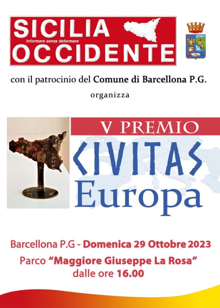 PREMIO CIVITAS EUROPA – A Barcellona PG. Tutto pronto per la V Edizione 2023 