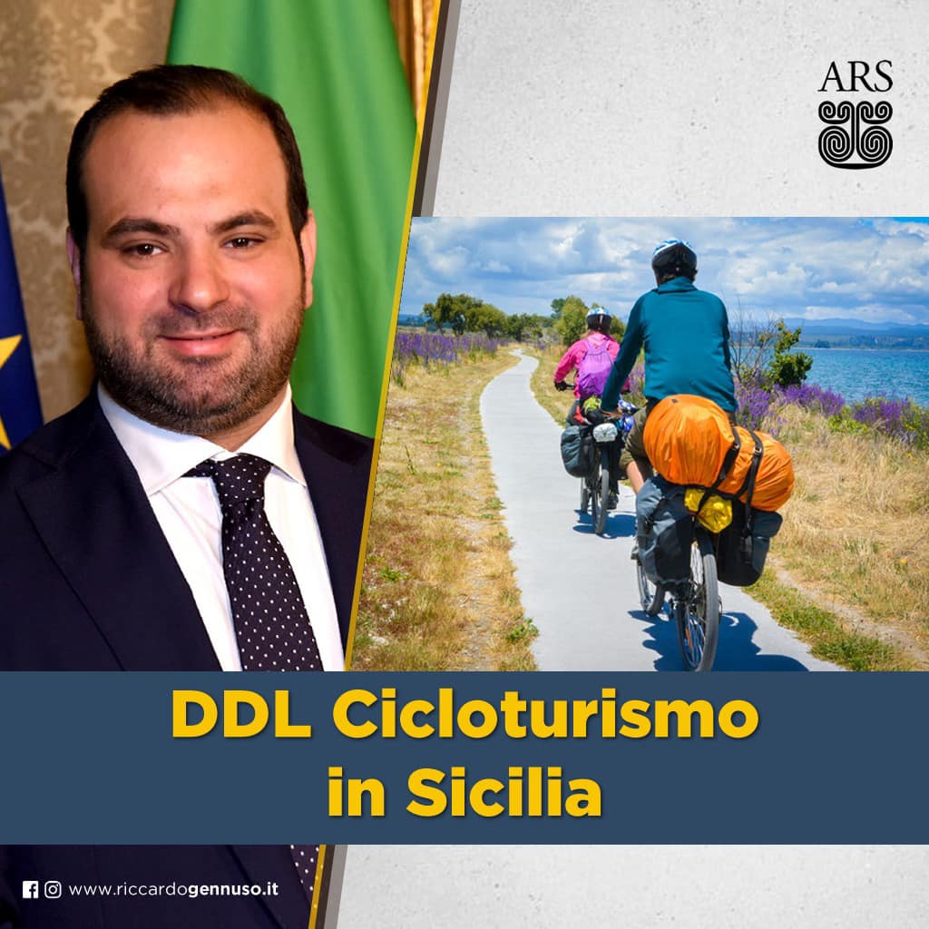 SICILIA – Turismo e sostenibilità. Riccardo Gennuso (FI) presenta una proposta legge per cicloturismo