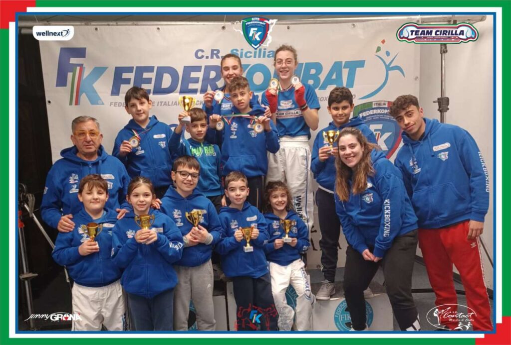 KICKBOXING – Ottimi risultati per ASD Contact nella prima fase del Campionato Regionale Sicilia