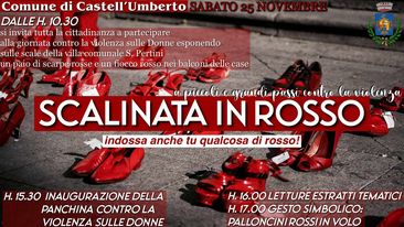 CASTELL’UMBERTO – Oggi: “Scalinata in Rosso”