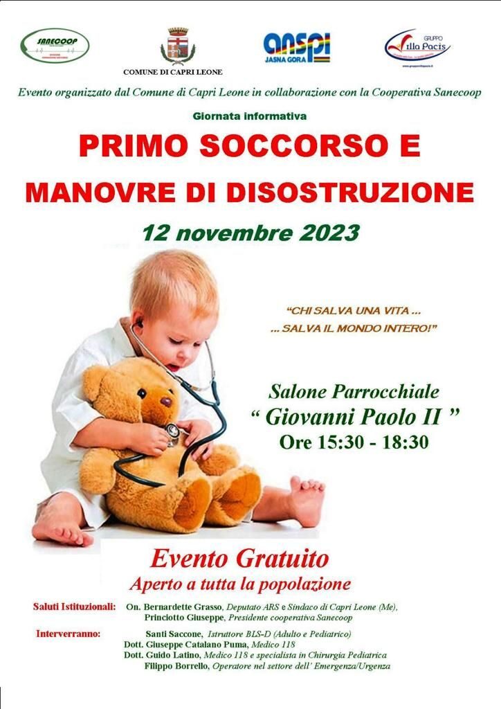 CAPRI LEONE – Giornata formativa di Primo Soccorso