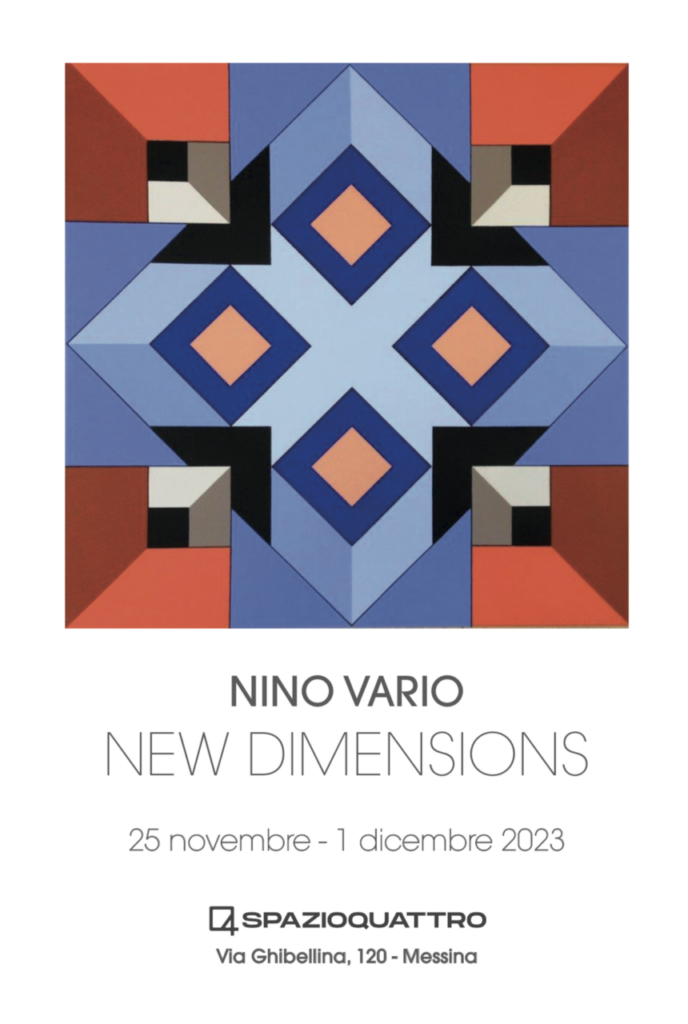 MOSTRE – Arte contemporanea alla galleria Spazioquattro con “New dimensions” di Nino Vario