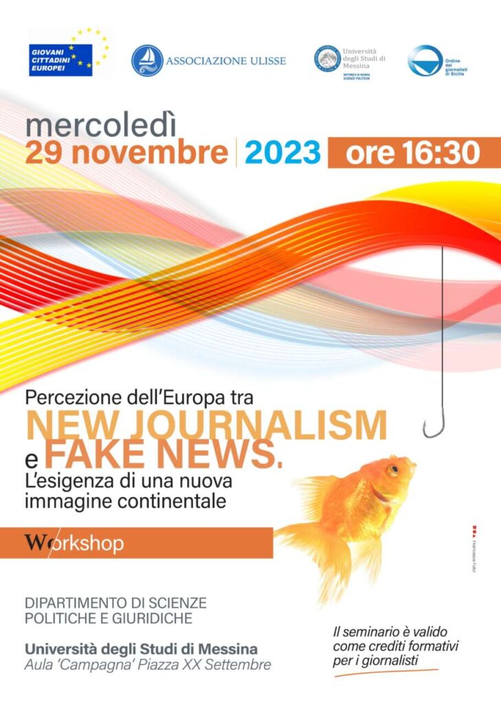 EUROPA E GIORNALISMO – L’esigenza di una nuova immagine continentale? Incontro all’università di Messina