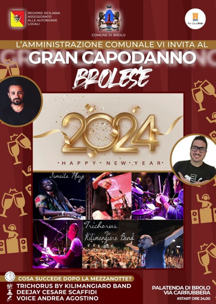 CAPODANNO A BROLO – Sarà festa al nuovo palatenda