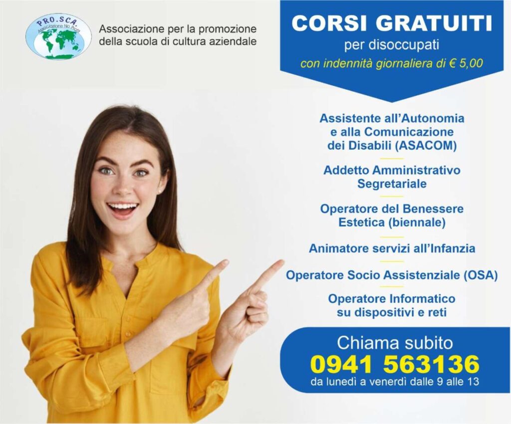 PRO.SCA FORMAZIONE BROLO – Un 2024 pieno di corsi