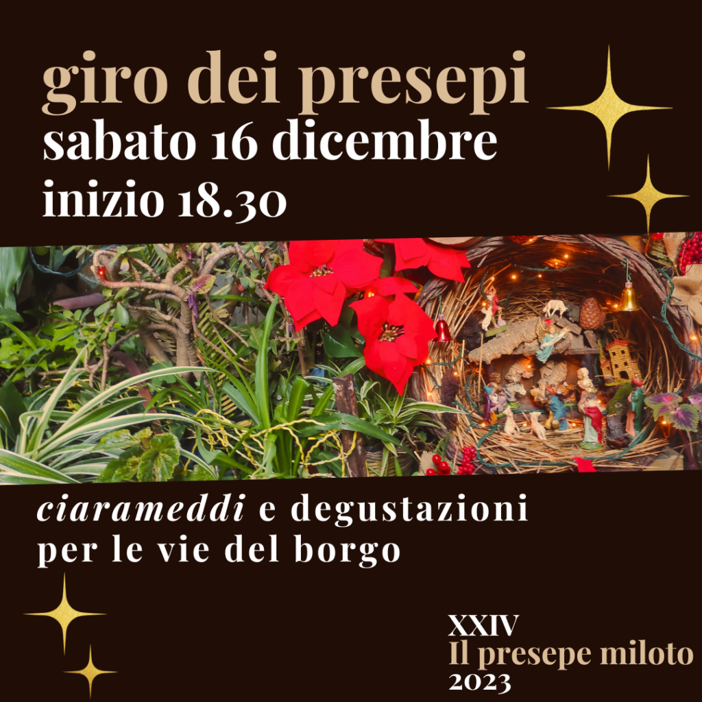 MILI S. PIETRO – Via al giro dei presepi