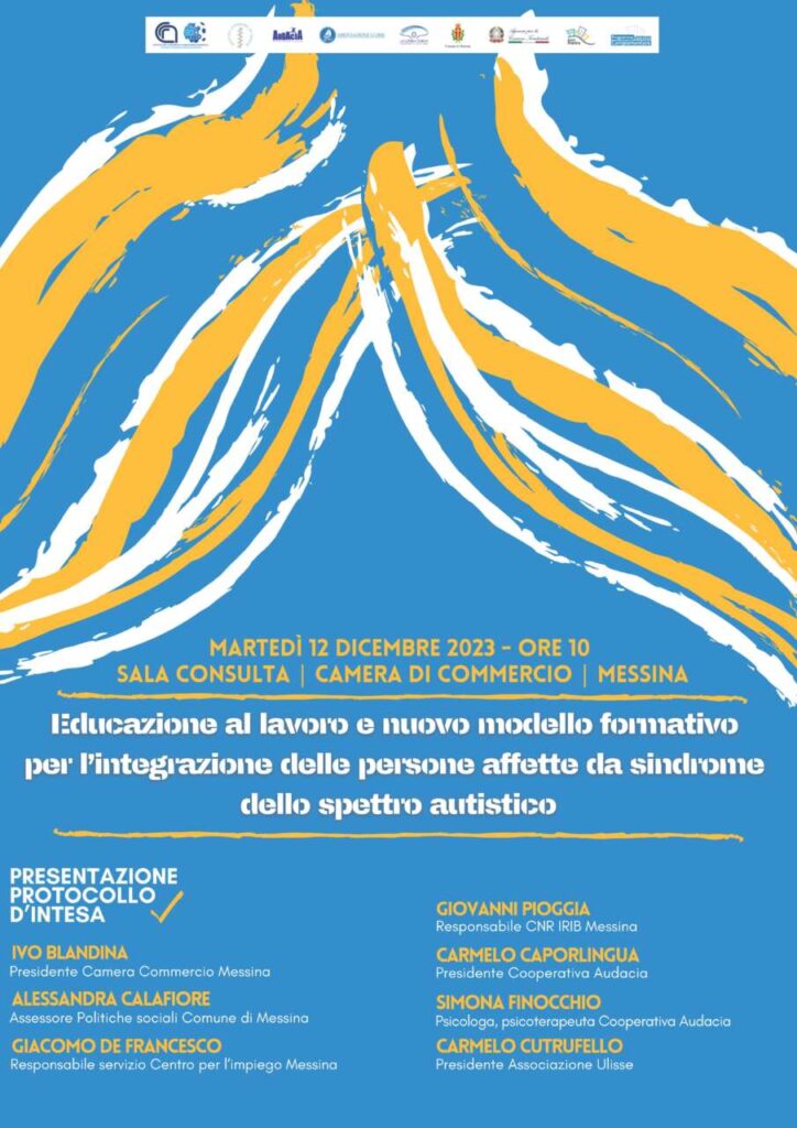 AUTISMO – Martedì 12 dicembre presentazione protocollo tra Camera di Commercio e ATS Interpares