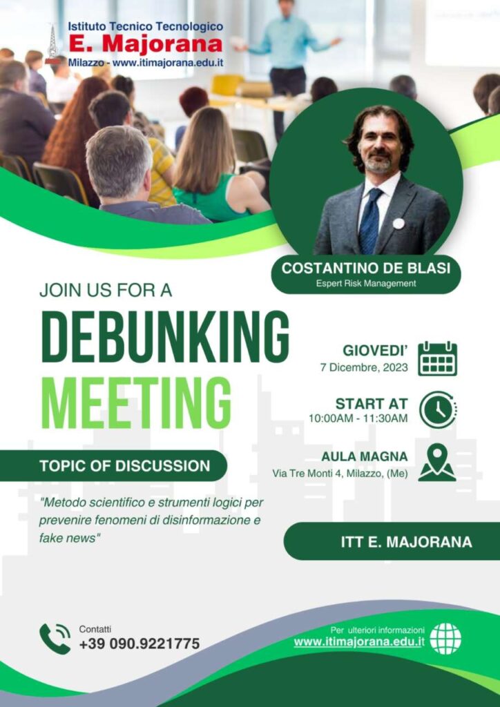 MILAZZO – Meeting Debunking al Majorana
